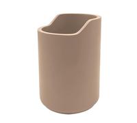 SPIRELLA - Gobelet Sybella Cappuccino - Design Italien - Verre Double Paroi - 11.5 x 8 x 8 cm - Couleur Cappuccino - Usage Professionnel - Style Moderne