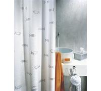 Spirella Kos, motif imprimé, forme anneau, polyester, argenté, lavable en machine à 40 °C