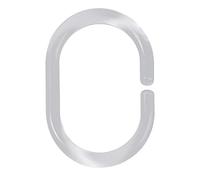Spirella Lot de 12 Anneaux pour Rideaux de Douche C-Minor Transparent
