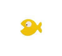 Spirella Lot de 5 Stickers figurines antid?rapantes de douche ou baignoire PVC HUNGRY 12,5x10cm Jaune
