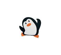 Spirella Lot de 5 Stickers figurines antid?rapantes de douche ou baignoire PVC PINGY 12x11cm Noir et Blanc