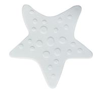 Spirella Lot de 5 Stickers Figurines antidérapantes de Douche ou Baignoire PVC ASTERIE 13x13cm Blanc