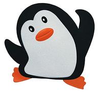 Spirella Lot de 5 Stickers Figurines antidérapantes de Douche ou Baignoire PVC PINGY 12x11cm Noir & Blanc