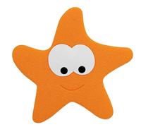 Spirella Lot de 5 Stickers figurines antid?rapantes de douche ou baignoire PVC STARFY 13x12,4cm Orange