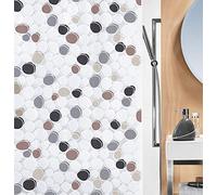 Spirella PEVA Rideau de Douche PEVA Dido 180x200cm Gris & Marron