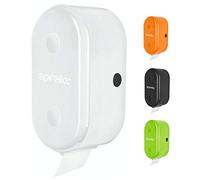 Spirella Porte-Rouleau de Papier Toilette + Porte-Rouleau de Rechange Cube à Coller ou à percer, Blanc