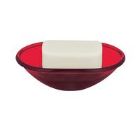 Spirella, Porte Savon élégant et Pratique pour Salle de Bain, Design Moderne et Fonctionnel, idéal pour Un Rangement Optimal, Taille Standard, Couleur Rouge, Red