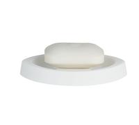 Spirella, Porte-Savon Opaque en Design Élégant pour Salle de Bain, Idéal pour Organiser et Décorer, Pratique et Esthétique, Taille Standard, Couleur Blanc