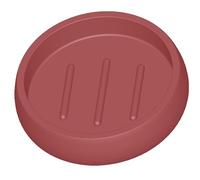 Spirella - Porte Savon Sven en Polyrésine 11,6 x 11,6 cm pour Une Salle de Bain Élégante et Pratique - Idéal pour Organiser Vos Accessoires de Toilette - Berry