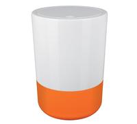 Spirella Poubelle à Bascule MOJI 5L Orange & Blanc
