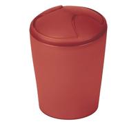 Spirella - Poubelle à bascule MOVE - Design Moderne et Compact - Couvercle Amovible et Facile à Nettoyer - Idéale Salle de Bain ou Cuisine - Vert Basilic - 5L