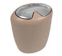 Spirella seau à cosmétique "Etna" avec couvercle basculant 7 litres (h x l x p :): 30 x 25 x 18 cm Bahama Beige
