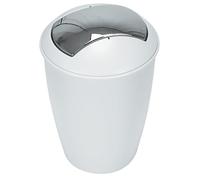 Spirella Poubelle à bascule PP ATLANTA 5L Blanc