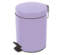 Spirella - Poubelle à pédale Acier SYDNEY - Design Moderne, Ouverture Facile, Seau Intérieur Amovible - Accessoire Salle de Bain ou Cuisine - Lavande - 3L