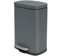 Spirella Poubelle à pédale Inox AKIRA 5L Gris Mat