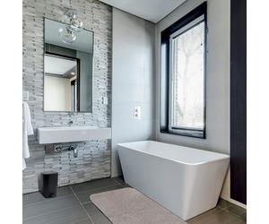 Spirella - Poubelle Akato 3L - Noire - 16,4 x 21,5 x 23,4 cm - Couvercle à Pédale - Idéale pour Cuisine et Salle de Bain - Design Élégant et Fonctionnel