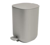 Spirella - Poubelle Akato 3L - Taupe - 16,4 x 21,5 x 23,4 cm - Couvercle à Pédale - Idéale pour Cuisine et Salle de Bain - Design Élégant et Fonctionnel