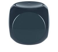 SPIRELLA Poubelle salle de bain Dice - 14x14x14cm - Noir