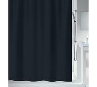 Spirella Primo Rideau de Douche Polyester Noir 240 x 180 cm