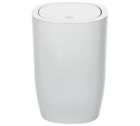 Spirella Pure Poubelle Salle De Bain Accessoires, Polystyrène, 25x 17x 17cm, White, 25 X 17 X 17 Cm