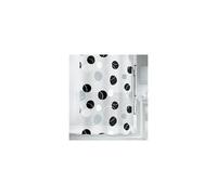 Spirella Rideau de douche PEVA BUBBLE 180x200cm Noir