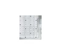 Spirella Rideau de douche PEVA LANA 180x200cm Noir
