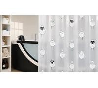 Spirella Rideau de Douche PEVA Lana 180x200cm Noir