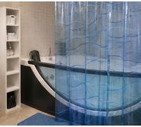 Spirella Rideau de Douche PEVA Pool 180x200cm Bleu