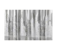 Spirella Rideau de Douche PEVA Skyline 180x200cm Argent