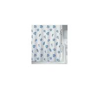 Spirella Rideau de douche Polyester CONCHA 180x200cm Bleu Marine