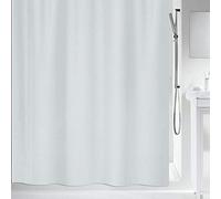 Spirella rideau de douche anti-moisissure - anti-bactérien, lavable, étanche, polyester, "Maya" 180x200cm Gris