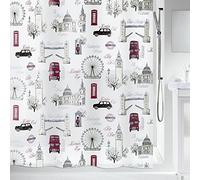 Spirella Riedeau de Douche PEVA Westminster 180x200cm Rouge & Sable