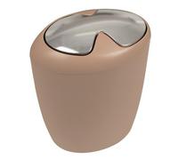 Spirella seau à cosmétique "Etna" avec couvercle basculant 7 litres (h x l x p :): 30 x 25 x 18 cm Bahama Beige