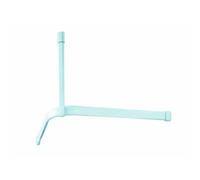 Spirella Support de plafond pour tringle d'angle Surprise Blanc