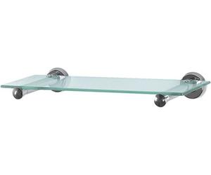 Spirella tablette murale en verre Sydney tablette de salle de bain tablette murale pour la salle de bain en verre et inox 40cm - à percer