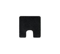 Tapis de WC - Microfibre - Antidérapant - HIGHLAND - 55x55cm - Noir SPIRELLA