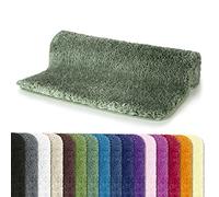 Spirella - Tapis de Bain Microfibre Highland - Antidérapant, Séchage Rapide et Lavable - 100% Polyester Doux et Durable - Vert Basil - 60 x 90 cm