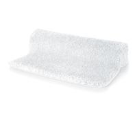 Spirella - Tapis de Bain Microfibre Highland - Antidérapant, Séchage Rapide et Lavable - 100% Polyester Doux et Durable - Blanc - 60 x 90 cm