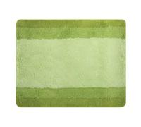 Tapis de bain en microfibre antidérapant rectangulaire turquoise L.90 x l.60 cm Balance