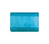Spirella - Tapis de Bain Polyester Balance - Antidérapant - 70 x 120 cm - Bleu Turquoise - Lavable en Machine à 40°C - 90% Polyester - 10% Acrylique - Confort et Sécurité