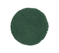 Tapis de bain en microfibre antidérapant rond vert foncé 60 cm Highland