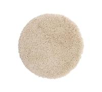 Spirella - Tapis de Bain Rond Microfibre Highland - Antidérapant, Séchage Rapide et Lavable - 100% Polyester Résistant et Durable - Ecru Ø110 cm
