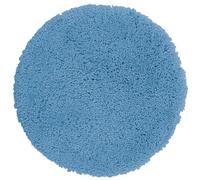 Spirella - Tapis de Bain Rond Microfibre Highland - Antidérapant, Séchage Rapide et Lavable - 100% Polyester Résistant et Durable - Bleu Ciel - Ø60 cm
