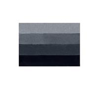 Spirella Tapis de Bain Tapis de Douche „Four“ Tapis à Rayures Poils Long 25 mm Moelleux Anti-dérapant Usage avec Chauffage par Le Sol Rapide 55x65 cm Gris