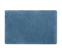 Spirella - Tapis de Salle de Bain Microfibre FINO, Antidérapant, Séchage Rapide, Poils Longs 25 mm, Lavable en Machine + Sèche-Linge - 40 x 60 cm - Bleu