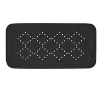 Spirella - Tapis Fond de Baignoire Mousse PVC Alaska - Tapis de Bain Antidérapant Ventouses + Trous de Drainage Anti Moisissure - Noir - 91 X 36 cm