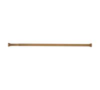 Spirella, Barre tringle pour rideau de douche ou baignoire extensible sans perçage en Alu, Modèle KRETA, Résistant aux rayures, Fixation télescopique extensible à volonté, 75-125 cm, Or