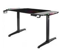 Spirit of Gamer – Bureau gaming Headquarter 800 – Électrique RGB – Tapis de souris XXL – Noir