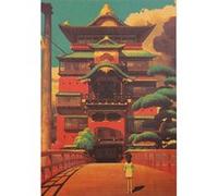 Spirited Away Anime Poster Studio Ghibli Hayao Miyazaki Movie Wall Sticker - 50,5 x 35 cm (Style 18) G