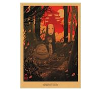 Spirited Away Hayao Miyazaki Movie Poster Peinture décorative japonaise Anime - 42 x 30 cm (Style 08)